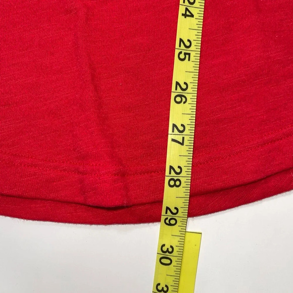 PINK Victoria’s Secret Red Gold Sequin Oversized Campus Sweatshirt Xsmall Women - Picture 10 of 12